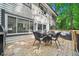 Outdoor deck with dining and seating area at 2435 Roxburgh Dr, Roswell, GA 30076