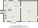 Floor plan with a kitchen, dining area, living room, and garage at 3448 Great Meadows Ct, Lithonia, GA 30038