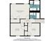 Layout of a second floor featuring two bathrooms, a hall, and three bedrooms at 3448 Great Meadows Ct, Lithonia, GA 30038