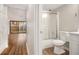 Functional bathroom with a shower and tub combination at 2220 Runnymead Se Rdg, Marietta, GA 30067