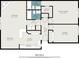 Detailed floor plan showing layout of the home at 2220 Runnymead Se Rdg, Marietta, GA 30067