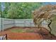 A private backyard with brick patio and charming landscaping at 4 Mount Vernon Cir, Atlanta, GA 30338