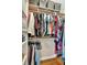 Walk-in closet with custom shelving and ample storage space for hanging clothes at 4 Mount Vernon Cir, Atlanta, GA 30338