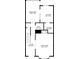 First floor plan featuring a foyer, living room, dining area, kitchen, laundry, and bathroom at 4 Mount Vernon Cir, Atlanta, GA 30338