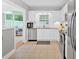 Bright kitchen with stainless steel appliances, white cabinetry, and granite countertops at 4 Mount Vernon Cir, Atlanta, GA 30338