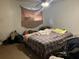 Bedroom with bed, ceiling fan, and window at 6354 Shannon Pkwy # 26C, Union City, GA 30291