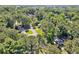 Aerial view of houses in neighborhood amid lush tree coverage and foliage at 2595 Elkhorn Dr, Decatur, GA 30034