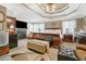 Spacious main bedroom with a fireplace and sitting area at 580 River Valley Dr, Dacula, GA 30019