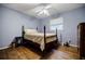 Comfortable bedroom with neutral walls, hardwood floors and closet at 3294 Francine Dr, Decatur, GA 30033