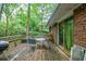 Enjoy the outdoors on the spacious deck, perfect for relaxation and overlooks the wooded backyard at 3294 Francine Dr, Decatur, GA 30033
