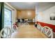 Dining area offering wood floors, backyard views, and ample natural light at 3294 Francine Dr, Decatur, GA 30033