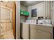 The laundry area includes washer and dryer hookups, with a utility sink, ideal for efficient chores at 3294 Francine Dr, Decatur, GA 30033