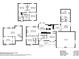 Detailed floor plan showing layout of rooms, including bedrooms, kitchen, and living areas at 8464 Pleasant Hill Rd, Lithonia, GA 30058