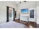 Spacious main bedroom featuring high ceilings, hardwood floors, and ensuite bath at 3036 Horse Shoe Se Dr, Atlanta, GA 30316