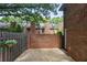 Paver patio and fencing at 1245 S Ponce De Leon Ne Ave # 13, Atlanta, GA 30306