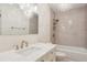 Modern bathroom featuring subway tiles, stylish fixtures, and luxurious soaking tub at 1245 S Ponce De Leon Ne Ave # 13, Atlanta, GA 30306