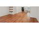 Inviting living area featuring hardwood floors and open access to the kitchen at 1245 S Ponce De Leon Ne Ave # 13, Atlanta, GA 30306