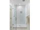 Bright bathroom featuring a walk-in shower, with a modern shower head at 3639 Paper Mill Se Rd, Marietta, GA 30067