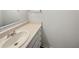 Bathroom features a white sink, vanity, and bright lighting at 1175 Church St # B, Decatur, GA 30030
