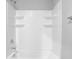 Clean bathtub and shower combination at 1998 Nuthatch Dr, Hoschton, GA 30548
