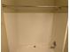 A clean tub shower stall with silver fixtures at 2850 Cedar Trace Dr, Ellenwood, GA 30294