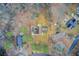 Aerial view of the house showcasing the roof, yard, and surrounding neighborhood at 2270 Old Concord Se Dr, Covington, GA 30016