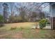 Beautiful backyard featuring mature trees and green space at 2270 Old Concord Se Dr, Covington, GA 30016