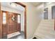 Inviting foyer features stairs, tile flooring, and seamlessly connects to living spaces, creating a welcoming atmosphere at 2270 Old Concord Se Dr, Covington, GA 30016