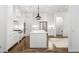 Spacious kitchen with a center island, stainless steel appliances, and white cabinets at 281 Green Hill Rd, Atlanta, GA 30342
