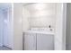 Convenient laundry room with a washer and dryer; maximize your time at 1201 Old Hammond, Atlanta, GA 30350