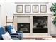 Cozy fireplace with decorative mantle and built-in media center at 2314 Tall Timbers Ln, Marietta, GA 30066