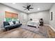 Spacious main bedroom with stylish furniture, decor, carpet, and natural lighting at 2314 Tall Timbers Ln, Marietta, GA 30066