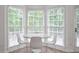 Cozy breakfast nook featuring a round table and bright natural light at 4865 Chesterfield Ct, Suwanee, GA 30024