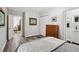 Comfortable bedroom with hardwood floors, closet space, and gray walls at 2860 Jefferson St, Austell, GA 30106
