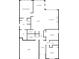 Detailed floor plan showcasing the layout of the house at 4470 Madison Hall Dr, Cumming, GA 30028