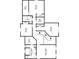 Second-floor floor plan featuring three bedrooms, two bathrooms, utility room, and laundry room at 4810 Habersham Se Way, Conyers, GA 30094