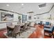 Dining area with a large table, comfortable seating, and elegant decor at 1101 Juniper Ne St # 1012, Atlanta, GA 30309