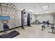 Modern gym featuring weightlifting equipment and ample space for workouts at 1101 Juniper Ne St # 1012, Atlanta, GA 30309