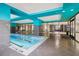 Enjoy a refreshing swim in this spacious indoor pool with ample natural light at 1101 Juniper Ne St # 1012, Atlanta, GA 30309