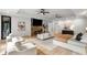 Expansive main bedroom featuring a fireplace, seating area and hardwood floors at 1430 N Harris Rdg, Atlanta, GA 30327