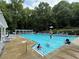 Community pool with refreshing water, shaded seating, and a lifeguard for a safe and enjoyable swimming experience at 2633 Hanriva Ct, Dacula, GA 30019