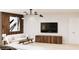 Modern bedroom featuring stylish lighting, wood accents, and contemporary furnishings at 2380 Greenglade Ne Rd, Atlanta, GA 30345