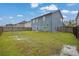 Large backyard with wood fence, and green grass perfect for entertaining at 3699 Broadwick Ln, Lithonia, GA 30038
