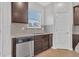 Kitchen features stainless steel dishwasher, ample counter space, and is ready to cook in! at 3699 Broadwick Ln, Lithonia, GA 30038