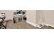 Unfinished basement space with wood-look flooring and plenty of storage area at 4845 Willow St, Acworth, GA 30101
