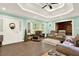 Spacious living room with hardwood floors and stylish furnishings at 4845 Willow St, Acworth, GA 30101
