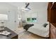 Cozy bedroom features a ceiling fan, natural light, and neutral color scheme at 1168 Mclynn Ne Ave, Atlanta, GA 30306