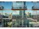 Exterior shot highlighting the building's balconies with outdoor spaces and city views from the apartments at 3324 Peachtree Ne Rd # 1813, Atlanta, GA 30305
