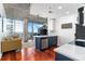 Contemporary kitchen with stainless steel appliances and bright countertops at 3324 Peachtree Ne Rd # 1813, Atlanta, GA 30305