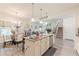 Bright dining area with a view of the kitchen and living area, perfect for entertaining at 446 Vandenburg Dr, Villa Rica, GA 30180
